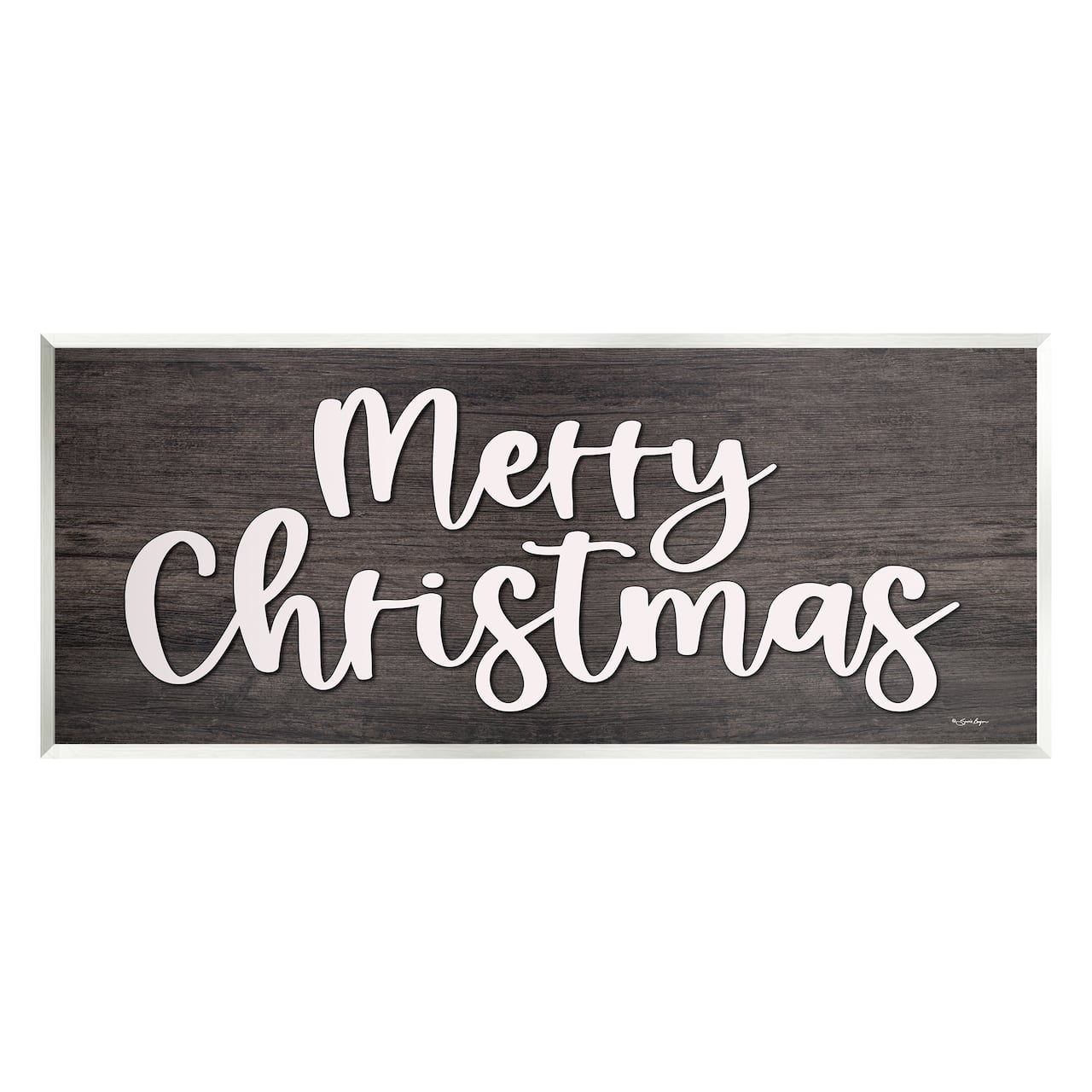 Stupell Industries Merry Christmas Farmhouse Wall Art